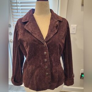 Women's Brown 100% Leather Suede Jacket